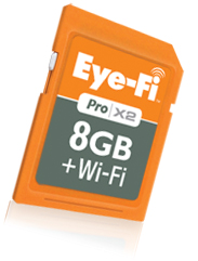 The Eye-Fi wireless camera data card.