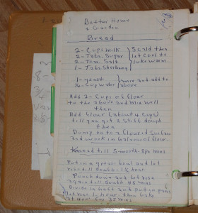 Leonard Kuehn's cookbooks.